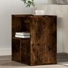 vidaXL Side Table Smoked Oak 50x30x50 cm Engineered Wood