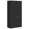 vidaXL File Cabinet Black 90x40x180 cm Steel