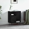 vidaXL Sideboard Black Oak 60 x 35 x 70 cm