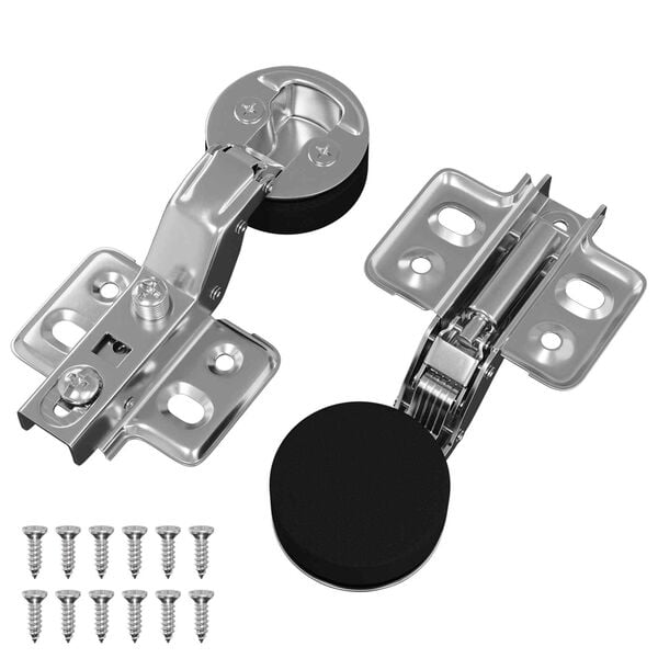 vidaXL Hinge 2 pcs Silver 0 Iron