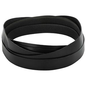 vidaXL Leather Strap Black 1000 x 3.5 cm Leather