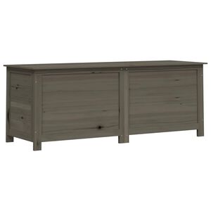 vidaXL Outdoor Cushion Box Anthracite 150x50x56 cm Solid Wood Fir