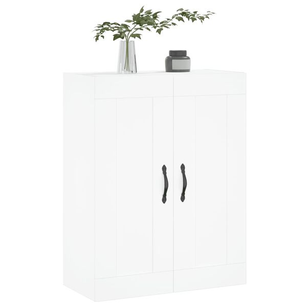 vidaXL Wall Mounted Cabinet White 69.5x34x90 cm Engineered Wood