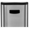 EKO Pedal Bin Ecoslim 2x20 L Matte Silver