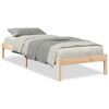 vidaXL Extra Long Bed Frame without Mattress 90x220 cm Solid Wood Pine