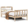 vidaXL Bed Frame without Mattress 90x200 cm Solid Wood Pine