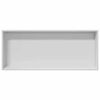 vidaXL Shower Niche White 75 x 30 x 9.5 cm Stainless Steel