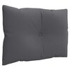 vidaXL Pallet Cushions 3 pcs Anthracite Fabric