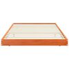 vidaXL Bed Frame Wax Brown 80 x 200 cm Solid Pine Wood