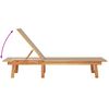 vidaXL Sun Loungers 2 pcs Taupe Solid Wood Acacia and Textilene