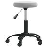 vidaXL Office Swivel Chair Light Grey Velvet
