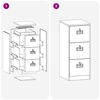 vidaXL File Cabinet Olive Green 44 x 50 x 106.5 cm Cold-Rolled Steel