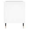 vidaXL Record Cabinet White 85x38x48 cm Engineered Wood