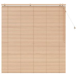 vidaXL Venetian Blind Oak Look 145 x 160 cm 35 mm Solid Paulownia Wood