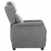vidaXL Recliner Chair Light grey 67.5 x 93.5 x 101.5 cm Fabric