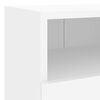 vidaXL TV Wall Cabinet White 40x30x30 cm Engineered Wood