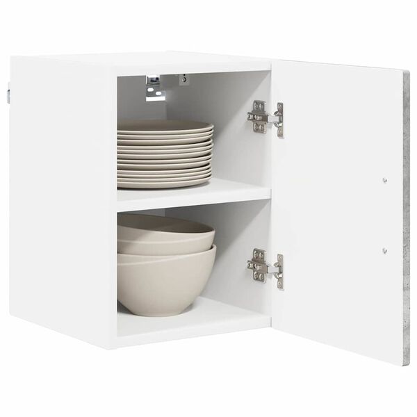 vidaXL Kitchen Cabinet Lucca Concrete Grey 30 x 31 x 40 cm