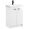 vidaXL Bathroom Furniture Set High Gloss White 56 x 37.5 x 81 cm