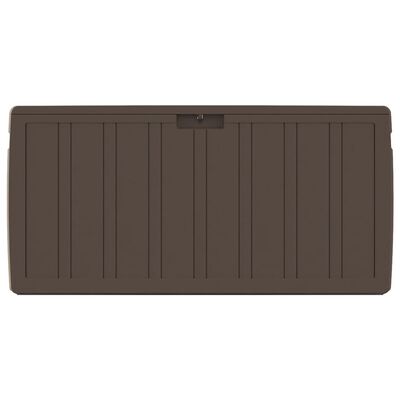 vidaXL Cushion Box Brown 117x45.5x57.5 cm 270 L