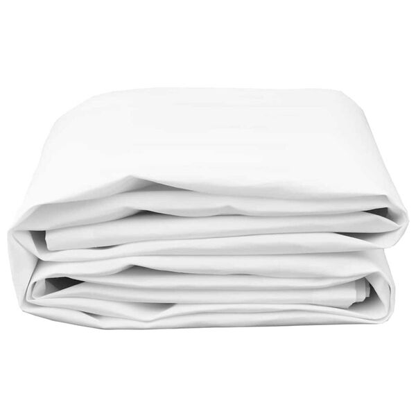 vidaXL Awning Replacement Fabric White 10 x 1.6 m Fabric