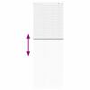 vidaXL Venetian Blinds Height Adjustable White 130 x 45 cm Aluminium