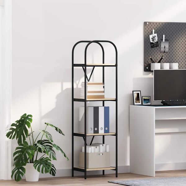 vidaXL Bookshelf Sonoma Oak 40 x 30 x 146 cm Engineered wood