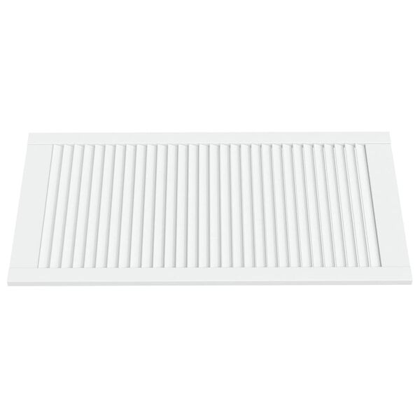 vidaXL Cabinet Door Louvred Design White 99.3x49.4 cm Solid Wood Pine
