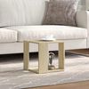 vidaXL Coffee Table Sonoma Oak 32x32x30 cm Engineered Wood