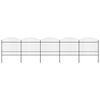 vidaXL Garden Fence with Spear Top Steel 892.5x175 cm Black