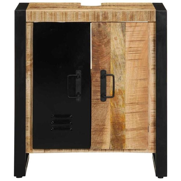 vidaXL Bathroom Cabinet Brown 55 x 35 x 60 cm Solid Mango Wood