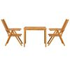 vidaXL Garden Dining Set 7 pcs Brown Solid acacia wood