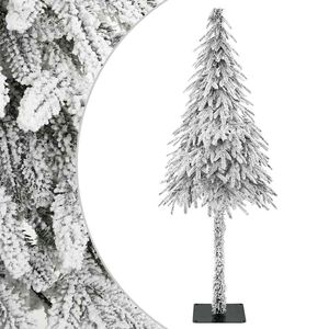 vidaXL Artificial Christmas Tree with Stand White 76 x 76 x 180 cm