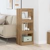 vidaXL Book Cabinet Artisan oak 40 x 30 x 103 cm Engineered wood