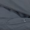 vidaXL Duvet Cover Set Anthracite 200x200 cm Cotton