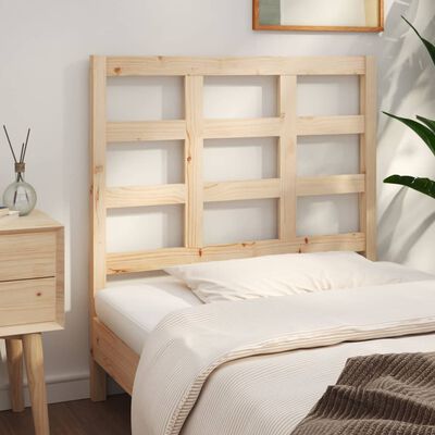 vidaXL Bed Headboard 105.5x4x100 cm Solid Wood Pine