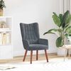 vidaXL Armchair Dark Grey 63 x 67 x 94 cm Velvet