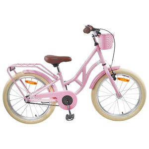 vidaXL Kids Bike 20'' for 6-11 Years Old Light Pink