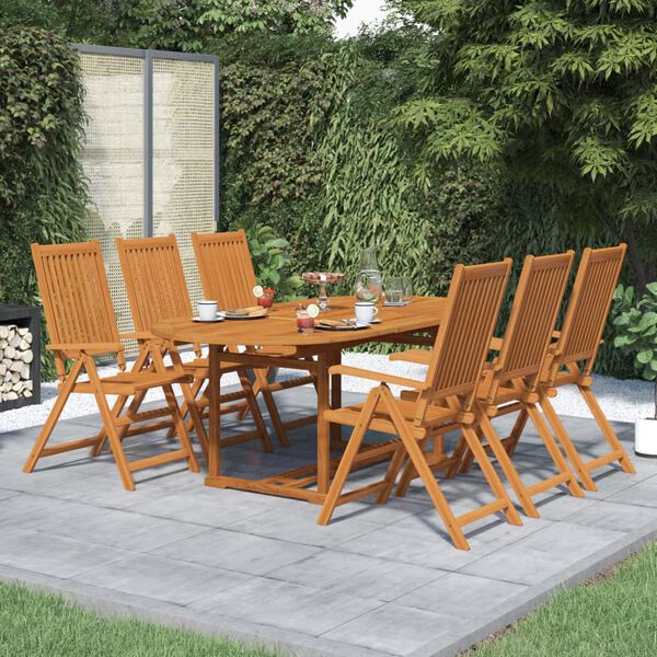 vidaXL 5 Piece Garden Dining Set Solid Wood Acacia