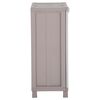 vidaXL Storage Cabinet with 2 Doors 68x37.5x91.5 cm Light Grey and Beige
