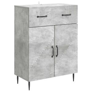vidaXL Sideboard Concrete Grey 66 x 34.5 x 89.5 cm Engineered Wood