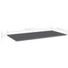 vidaXL Bookshelf Boards 4 pcs High Gloss Grey 80x20x1.5 cm Engineered Wood