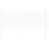 vidaXL Chain Link Fence Silver 25 x 0.8 m Galvanised steel