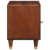 vidaXL Bedside Cabinet Brown 40 x 33.5 x 46 cm Solid Acacia wood