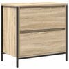 vidaXL Bathroom Basin Cabinet with Drawers Sonoma Oak 60x34.5x60 cm