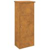 vidaXL Parcel Drop Box Rusty 44.5 x 29 x 110.5 cm Weathering steel