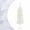 vidaXL Artificial Slim Christmas Tree with Bauble 150 cm 150 LEDs