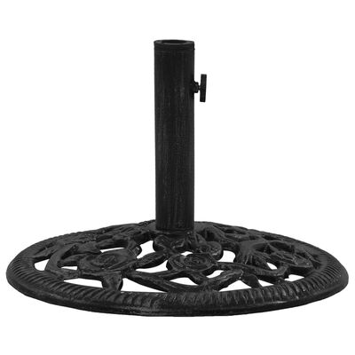 vidaXL Umbrella Base Black 48x48x33 cm Cast Iron
