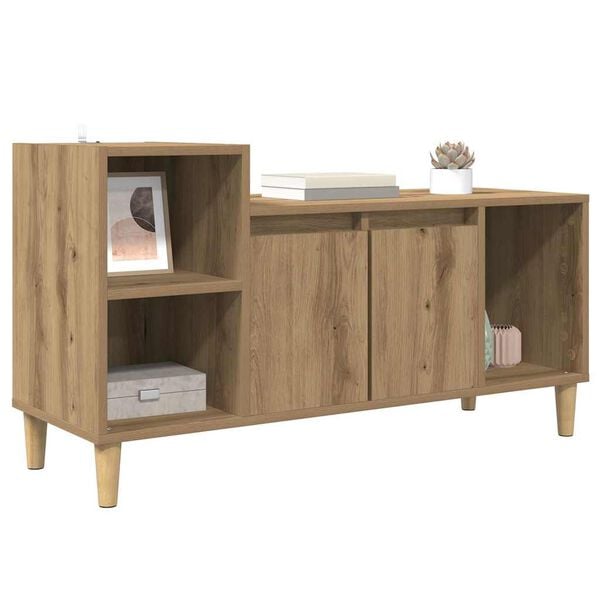 vidaXL TV Cabinet Artisan Oak 100 x 35 x 55 cm Engineered Wood