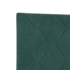 vidaXL Headboard Height Adjustable Dark green 80 cm Velvet