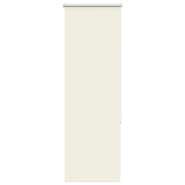 vidaXL Roller Blind Blackout Off White 55x130 cm Fabric Width 50.7 cm Polyester
